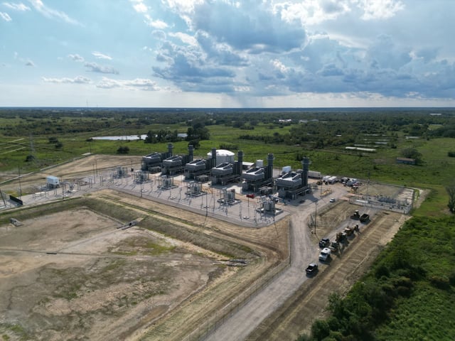 CPS Energy is acquiring four ProEnergy power plants, including the site shown here. The deal will add 34 individual generators to the utility’s portfolio, enough generation capacity to power over 400,000 homes. 