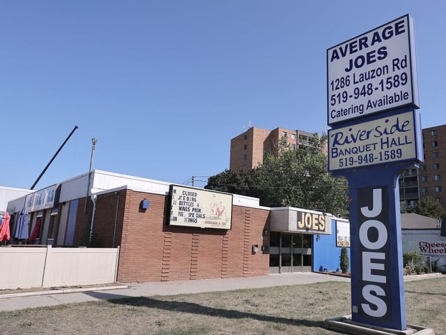  The Average Joes bar in Windsor is shown on Tuesday, Sept. 16, 2025. (WINDSOR STAR – DAN JANISSE)