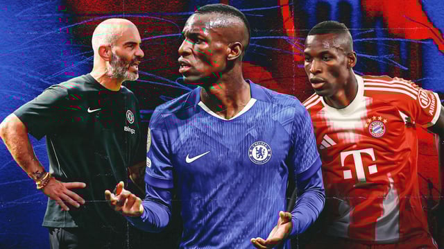 Nicolas Jackson Chelsea Bayern Munich GFX