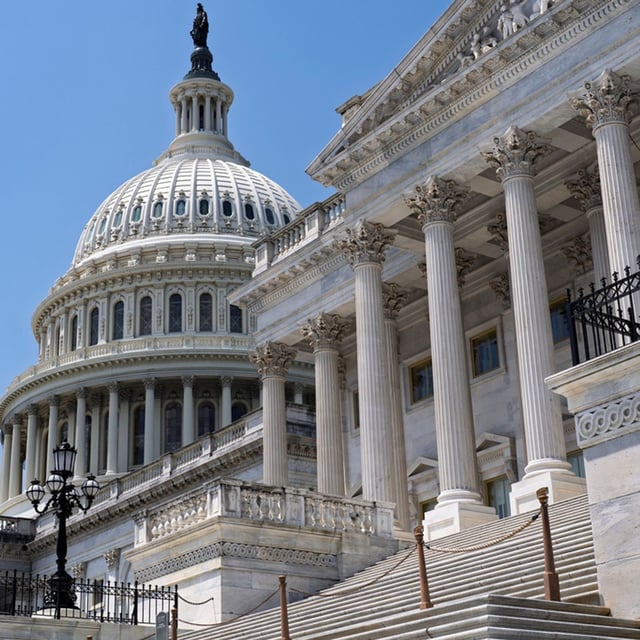 The Capitol is seen is seen as Senate Republicans work to pass President Donald Trump's bill of tax breaks and spending cuts by his July Fourth deadline, in Washington, Sunday, June 29, 2025. (AP Photo/J. Scott Applewhite)