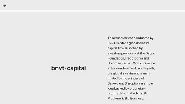 Screenshot for BNVT Capital Launches $150M Fund, Armed with Harvard-Backed Study Showing 51% Higher Returns from Solving Global Challenges