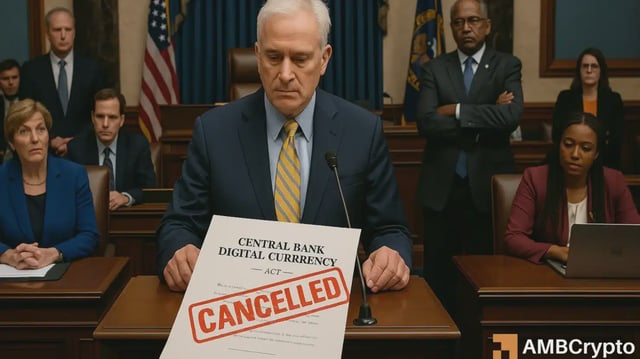 U.S. CBDC ban moves forward amid GOP-Democrat tensions