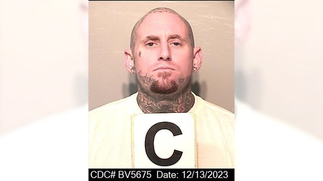 A December 2023 mugshot of Chase E. Jenkins. (Courtesy of California Department of Corrections and Rehabilitation).