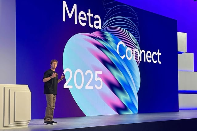 Le PDG de Meta, Mark Zuckerberg, le 17 septembre 2025 à la Meta Connect Conference à Menlo Park, en Californie