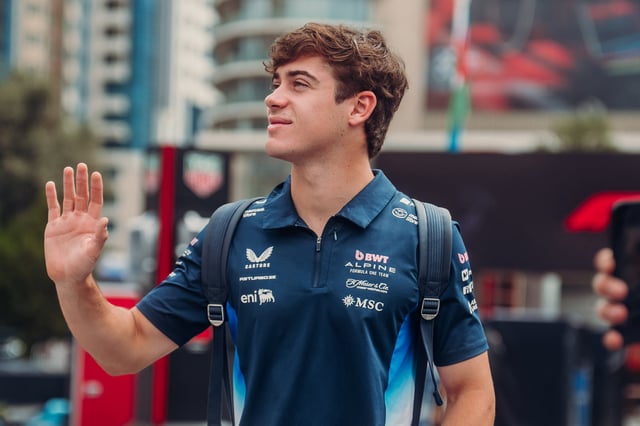 Colapinto, feliz en su regreso a Baku
