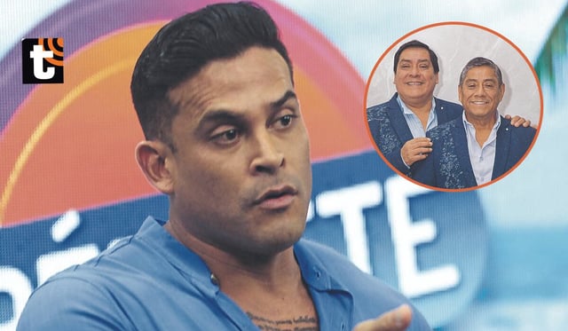 Christian Domínguez está bastante fastidiado y pidió públicamente a los líderes de Hermanos Yaipén, Walter y Javier que no vuelvan a mencionar a su pareja.