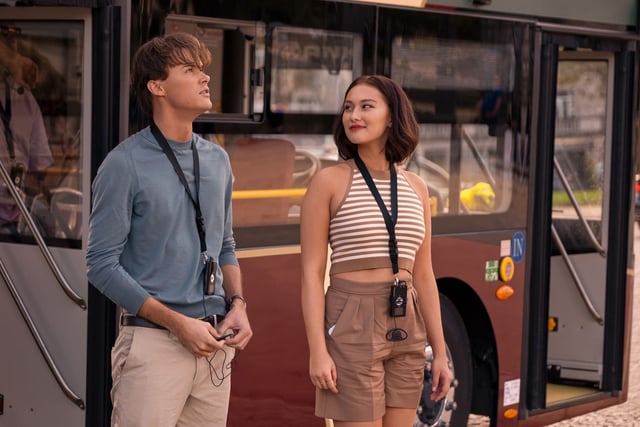 Christopher Briney and Lola Tung in 'The Summer I Turned Pretty.'