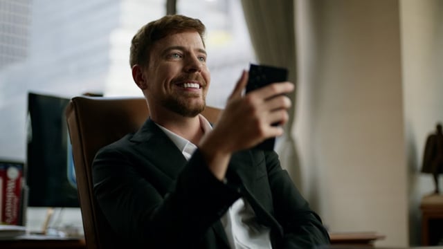 mrbeast on phone