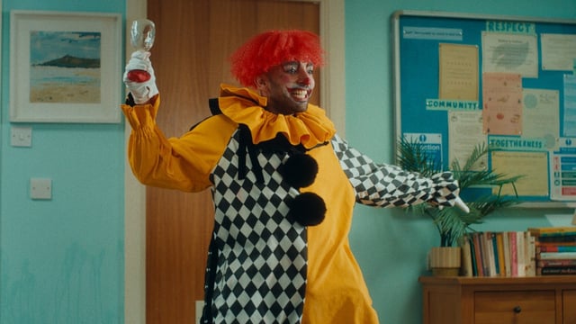 Mawaan Rizwaan as the clown Jamal “Jamma“ Jamshidi