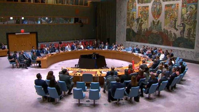EEUU veta una resolución en el Consejo de Seguridad de la ONU para un alto el fuego en Gaza REMITIDA / HANDOUT por UN NEWS EN X