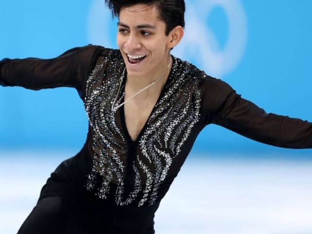 Donovan Carrillo, el rostro de los deportes invernales en México, competirá con un programa inspirado en Elvis Presley. (Conade)