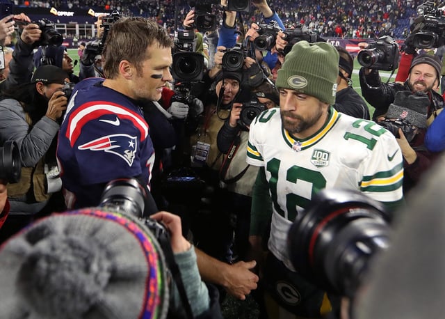 Aaron Rodgers is 0-2 in games started at Gillette Stadium.