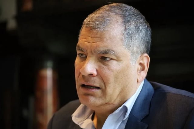 Fotografía de archivo del expresidente ecuatoriano Rafael Correa. Foto: EFE/ F.H. Ginel