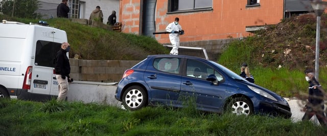 La voiture de Delphine Jubillar, garée devant le domicile familial de Cagnac-les-Mines en décembre 2020.