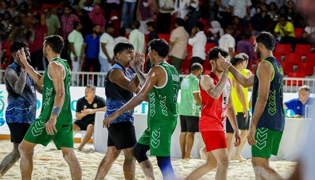 Pakistan dominates India in Commonwealth Beach Handball thriller