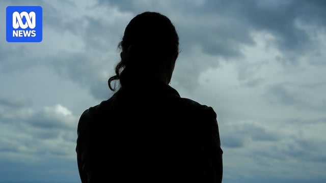 Silhouette of woman and hands