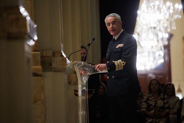 El almirante Jefe de Estado Mayor de la Armada (AJEMA), Antonio Piñeiro.