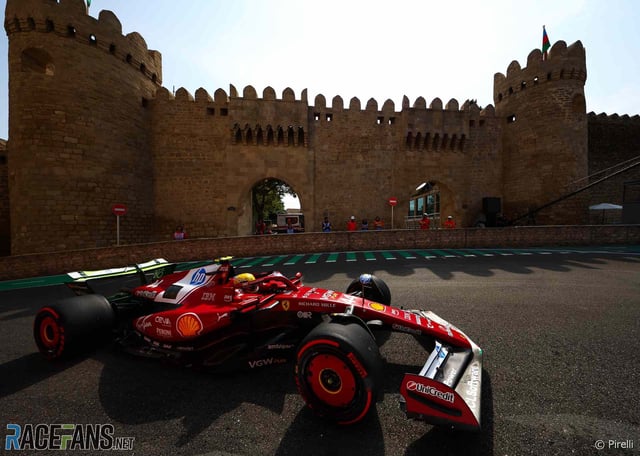 Lewis Hamilton, Ferrari, Baku City Circuit, 2025