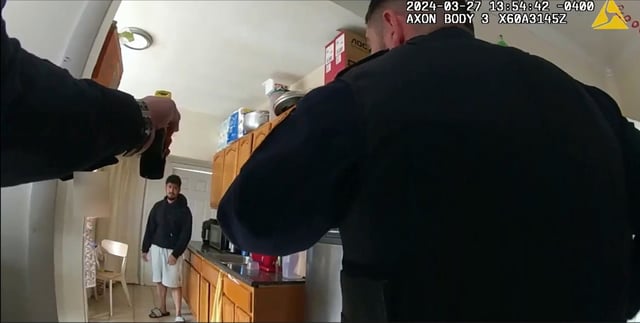 Video, captured on body-worn cameras and released by Attorney General Letitia James shows the shooting of Win Rozario by NYPD officers. (Handout)