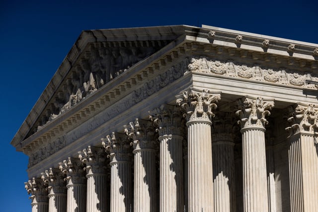 The US Supreme Court is seen in Washington, DC, March 2, 2025.