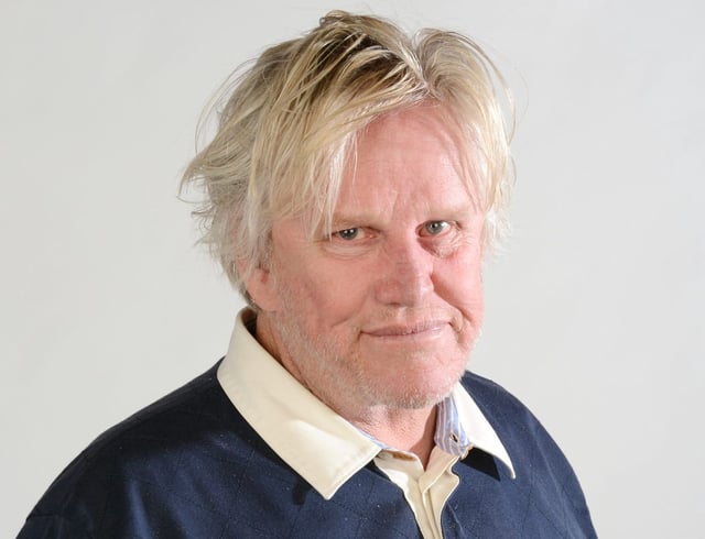 Gary Busey visits the Daily News at 4 New York Plaza and guest edits Confidential on Wednesday November 9, 2016  - (Susan Watts/New York Daily News)