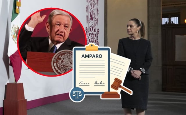 Sheinbaum exige freno a amparos: caso de los hijos de AMLO destapa uso político de identidades´. / Presidencia. - El Sol de México. - Imagen iustrativa hecha con IA (Copilot).