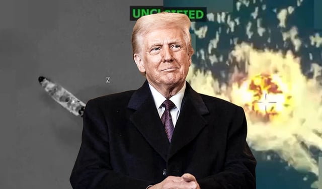 Trump anuncia nuevo ataque a lancha que trasladaba droga en el mar del Caribe y deja 3 presuntos narcoterroristas muertos