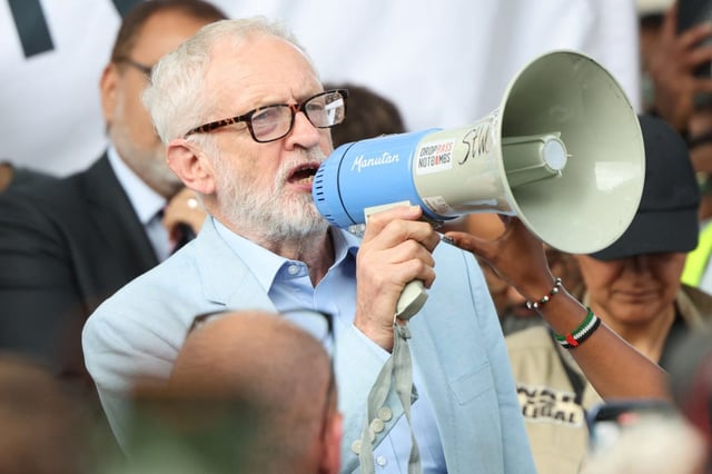 Former Labour Party leader Jeremy Corbyn's new party is in turmoil (Photo: Toby Shepheard / AFP)