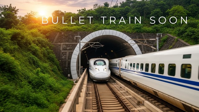 Mumbai Ahmedabad Bullet Train