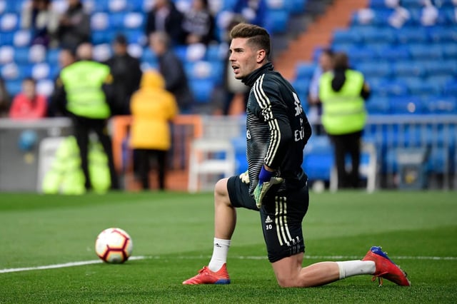 Luca Zidane en 2019 alors qu'il jouait pour le Real Madrid.