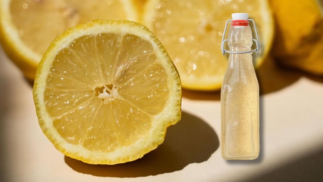 Un truco con limón y vinagre muy sencillo y efectivo. 