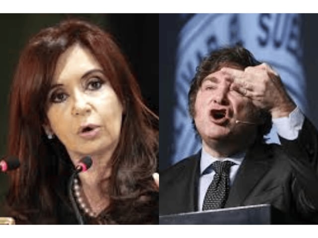 Nuevo cruce entre Cristina Kirchner y Javier Milei.