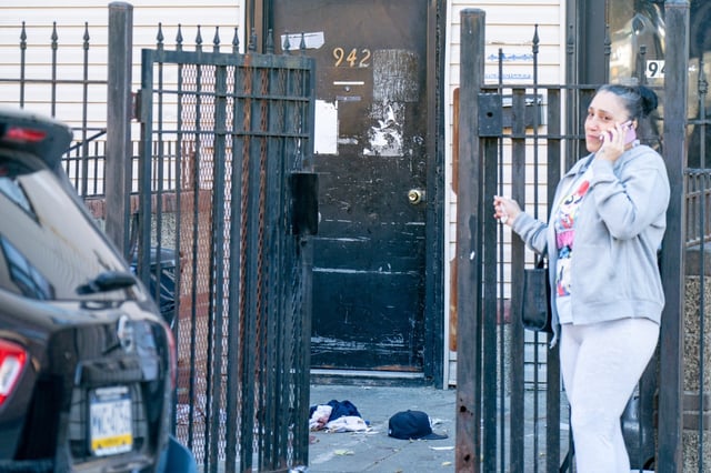Amaury Carrion was fatally shot on Reverend James A. Polite Ave. in the Bronx on Saturday, Sept. 20, 2025. (Theodore Parisienne / New York Daily News)
