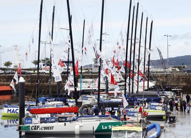Entrega de trofeos de «La Solitaire du Figaro Paprec»