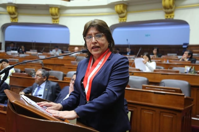 El suspendida Fiscal de la Nación, Delia Espinoza, asegura que teme por su vida.