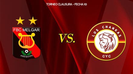 Melgar vs. Los Chankas: ¿dónde ver EN VIVO por el Clausura 2025?