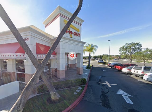 File: Police fatally shot a homicide suspect outside an In-N-Out restaurant in Laguna Hills, Calif.