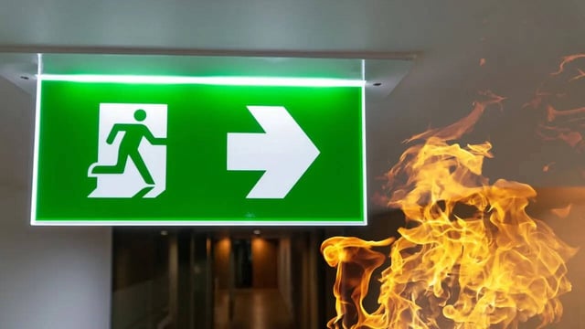 Hospital fire