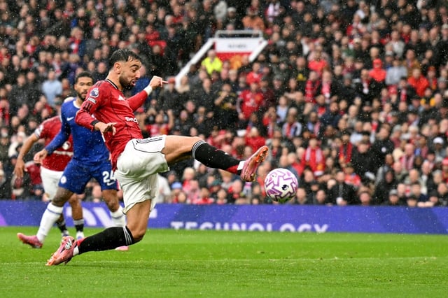 Bruno Fernandes marque pour Manchester United le 20 septembre 2025