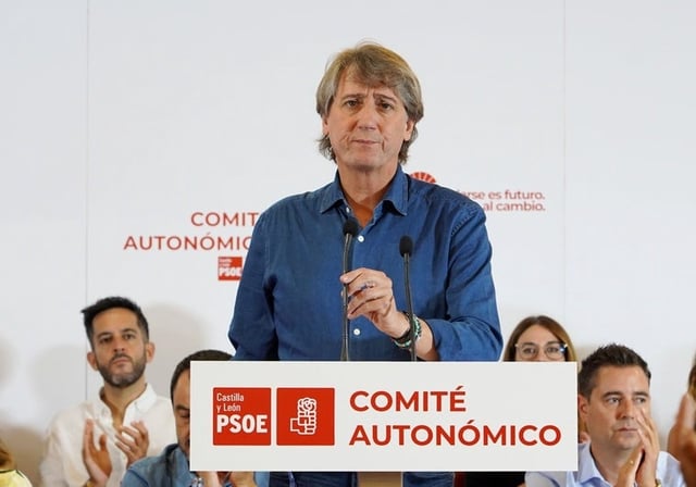 Carlos Martínez, durante su intervención en el Comité Autonómico