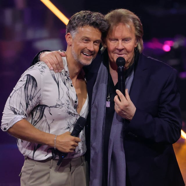 Howard Carpendale mit seinem Sohn Wayne Carpendale in "Die Giovanni Zarrella Show".