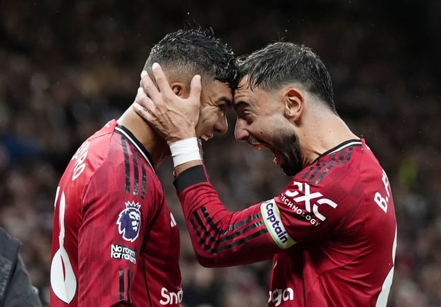 Casemiro y Bruno Fernández, los protagonistas de la victoria del Manchester United al Chelsea en el Old Trafford