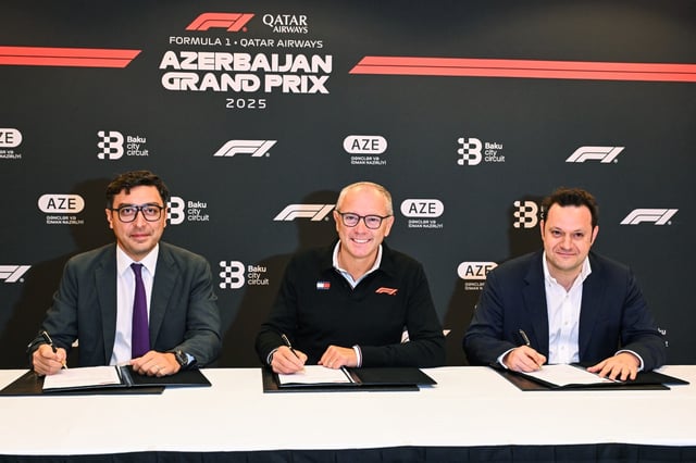 Azerbaijan will remain on the F1 calendar until 2030. Image: XPB Images