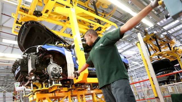 Jaguar Land Rover has has to shut down some of its factories