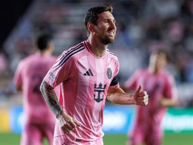 FORT LAUDERDALE (United States), 17/09/2025.- Inter Miami FC forward Lionel Messi gestures during the soccer match between the Inter Miami CF and the Seattle Sounders FC in Fort Lauderdale, Florida, USA, 16 September 2025. EFE/EPA/CRISTOBAL HERRERA-ULASHKEVICH