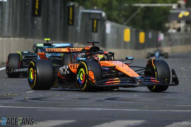 Oscar Piastri, McLaren, Baku City Circuit, 2025