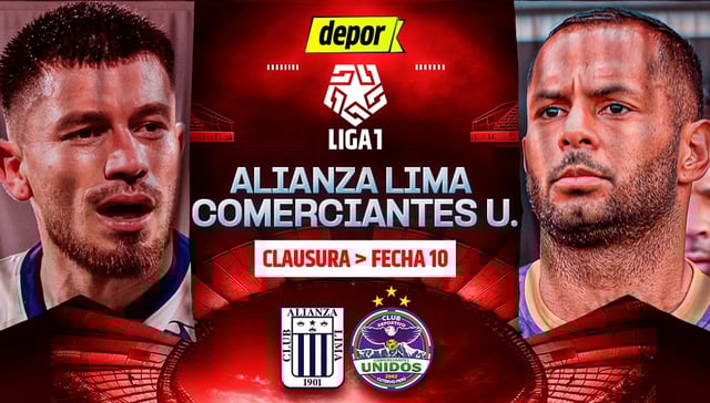 Alianza Lima vs Comerciantes Unidos se enfrentan por la fecha 10 del Torneo Clausura.