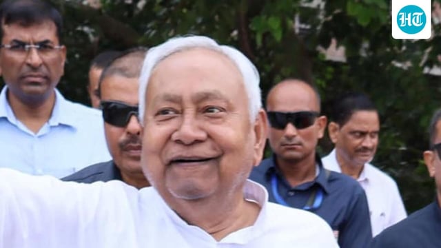 Bihar chief minister Nitish Kumar. (HT PHOTO)