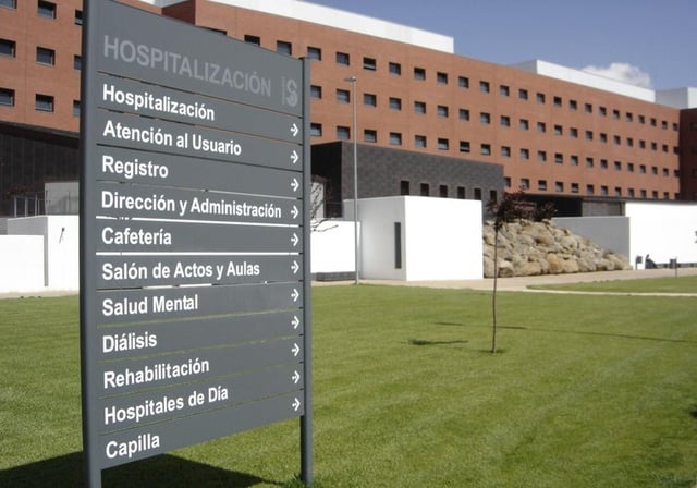 Fachada del hospital de Ciudad Real