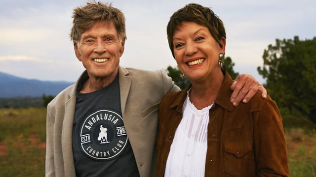 Eine besondere Lebensliebe: Redford und die deutsche Künstlerin Sybille Szaggars.